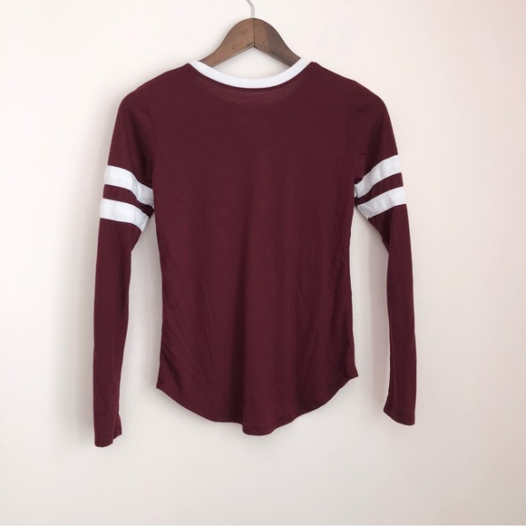 Stranded USA Maroon Baseball Tee - Picture 2 of 9